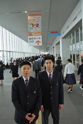 とても大きな会場でした