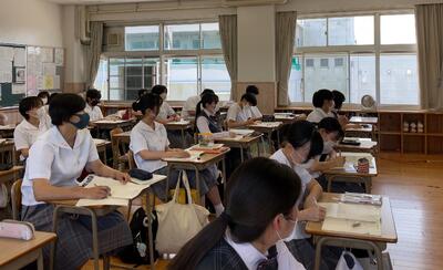 数学の授業の様子