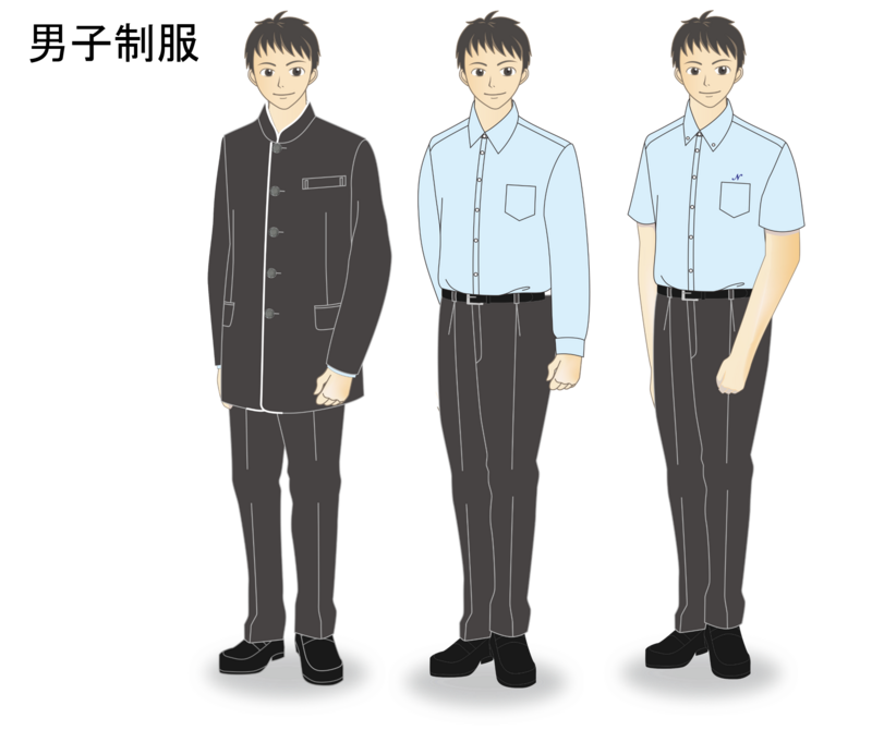 熊本高専制服スラックス 中古 熊本県 菊池高等学校 男子制服 4点 学ラン・