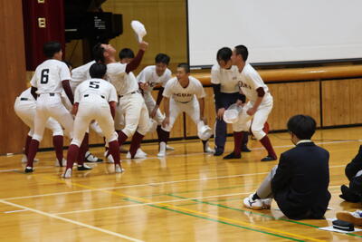 野球部の気合い入れ！