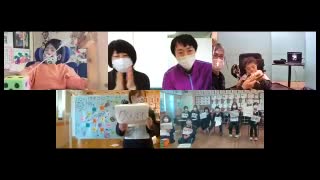 3学期　坂瀬川小学校との交流の様子