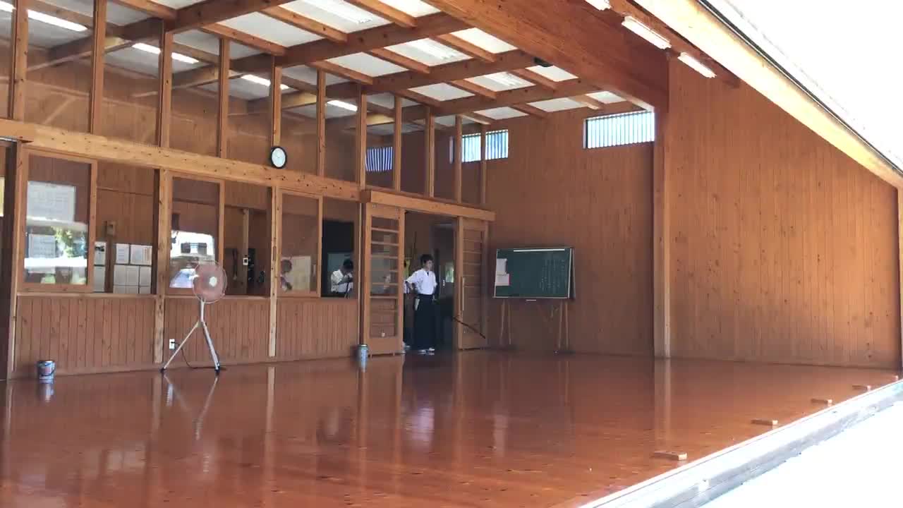 弓道部練習風景②