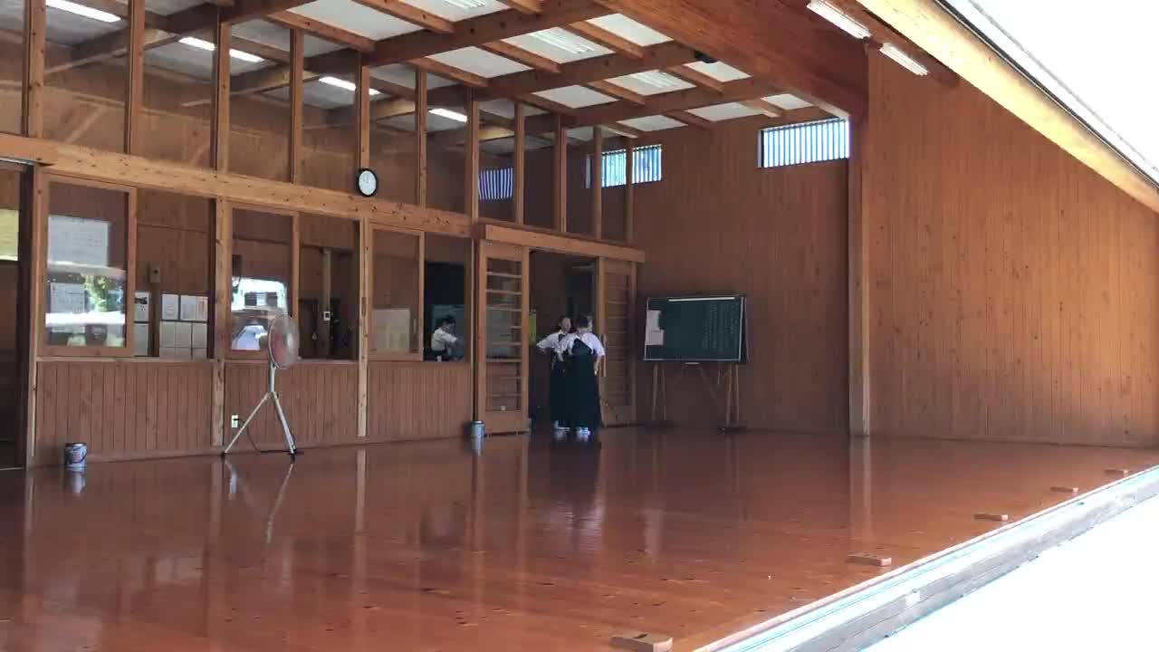 弓道部練習風景①