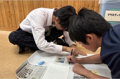 新聞づくり頑張ってます！