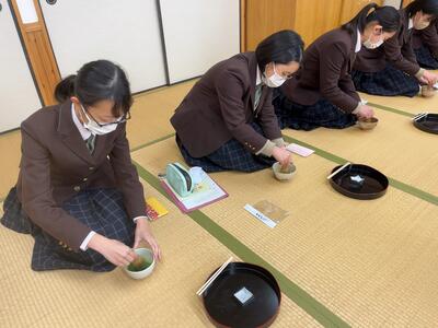 初めてのお抹茶～