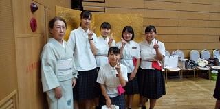 裏千家学生合同茶会にて