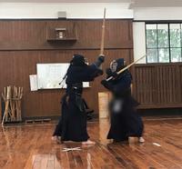 翔陽高校剣道場で練習