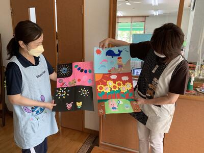 園児の皆様に夏の風物詩をお届けします