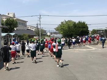 パレード練習１