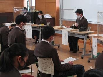 進学（3年生のパネルディスカッション）