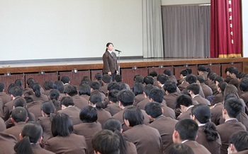 熊本地震全校集会2