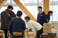 ビンゴ大会の様子