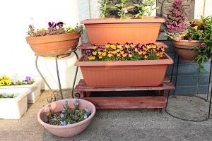 定時制昇降口にて