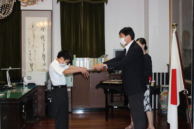 表彰式の様子１