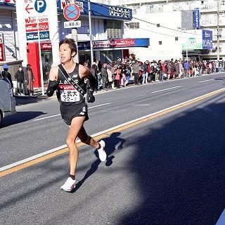 箱根駅伝２区を走る太田黒選手