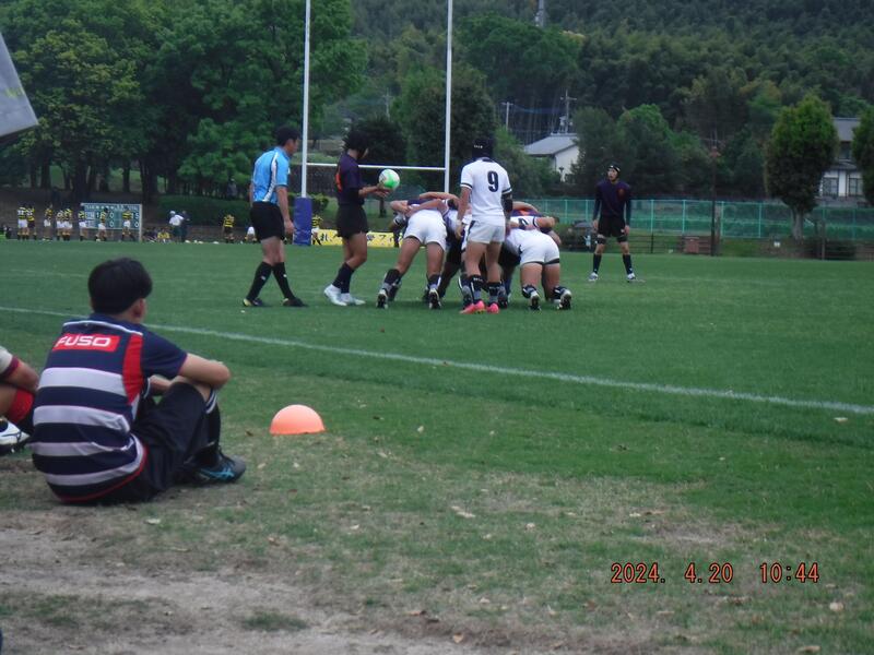 後半２分合同（第二・東稜）ボールのスクラム