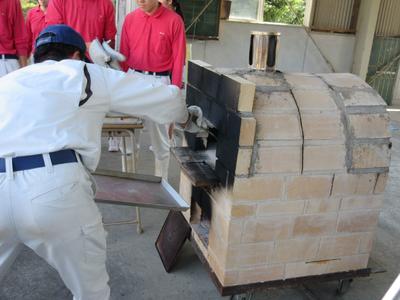 これが石窯です。