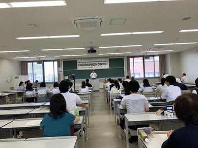 スピーチの様子です