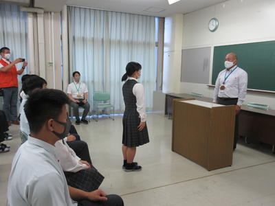 代表挨拶の様子