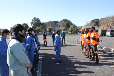 伐木プロフェッショナルの皆さん
