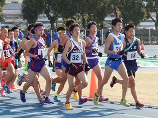 男子スタート直後