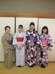 上手に帯も結ぶことができました。