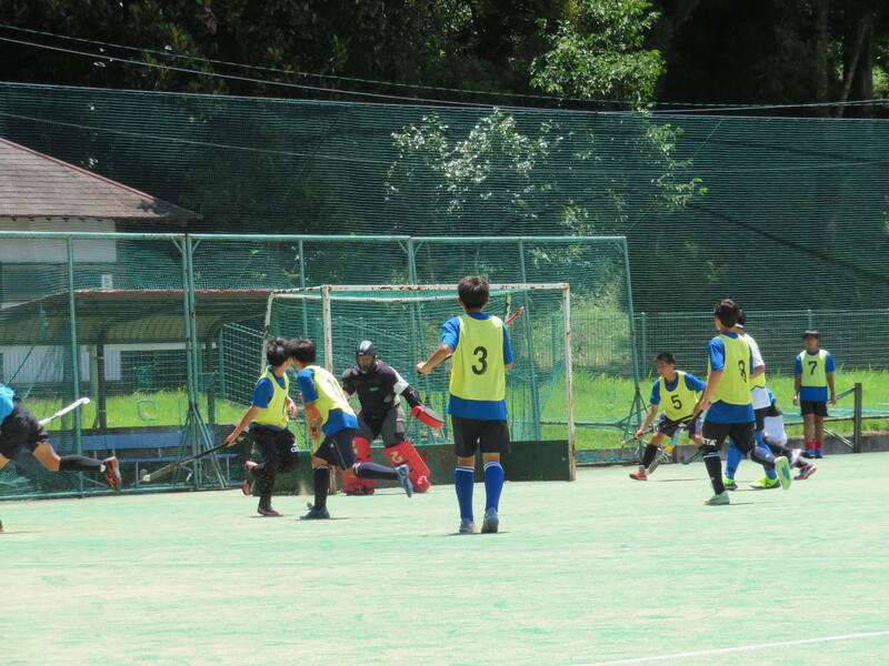 熊本県選抜練習の様子