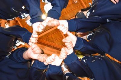 みんなで優勝目指して頑張るぞ！