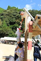 ウォールクライミング競争