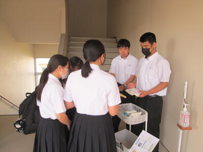 出前図書館の様子