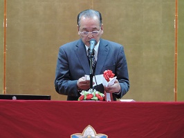 同窓会会長の祝辞